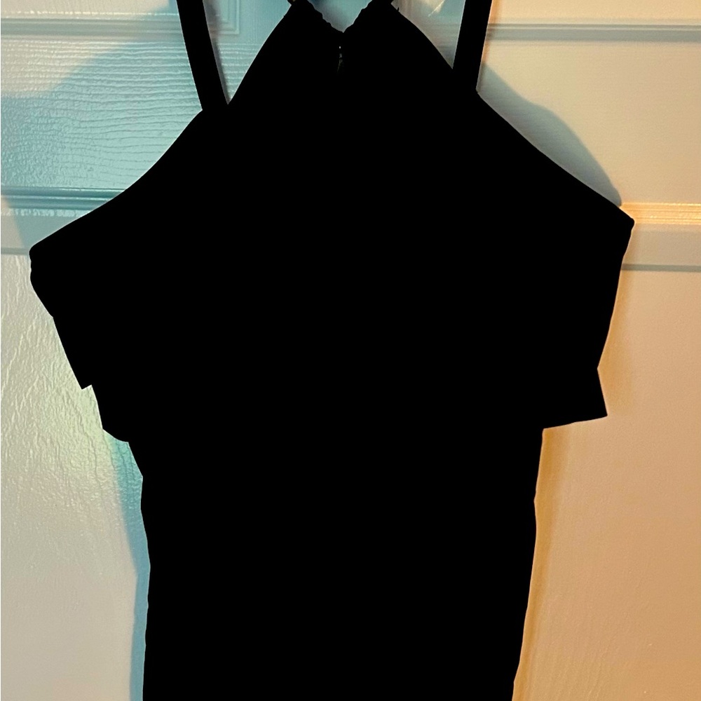 Elegant Black Women's swim Top and Black Swim Shorts